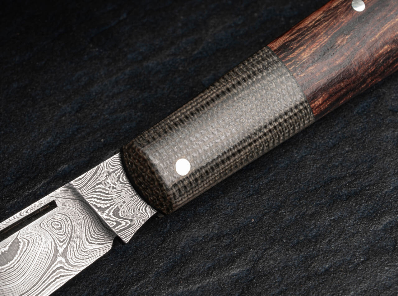 Navaja de Bolsillo Böker Solingen Barlow Integral Leopard-Damascus