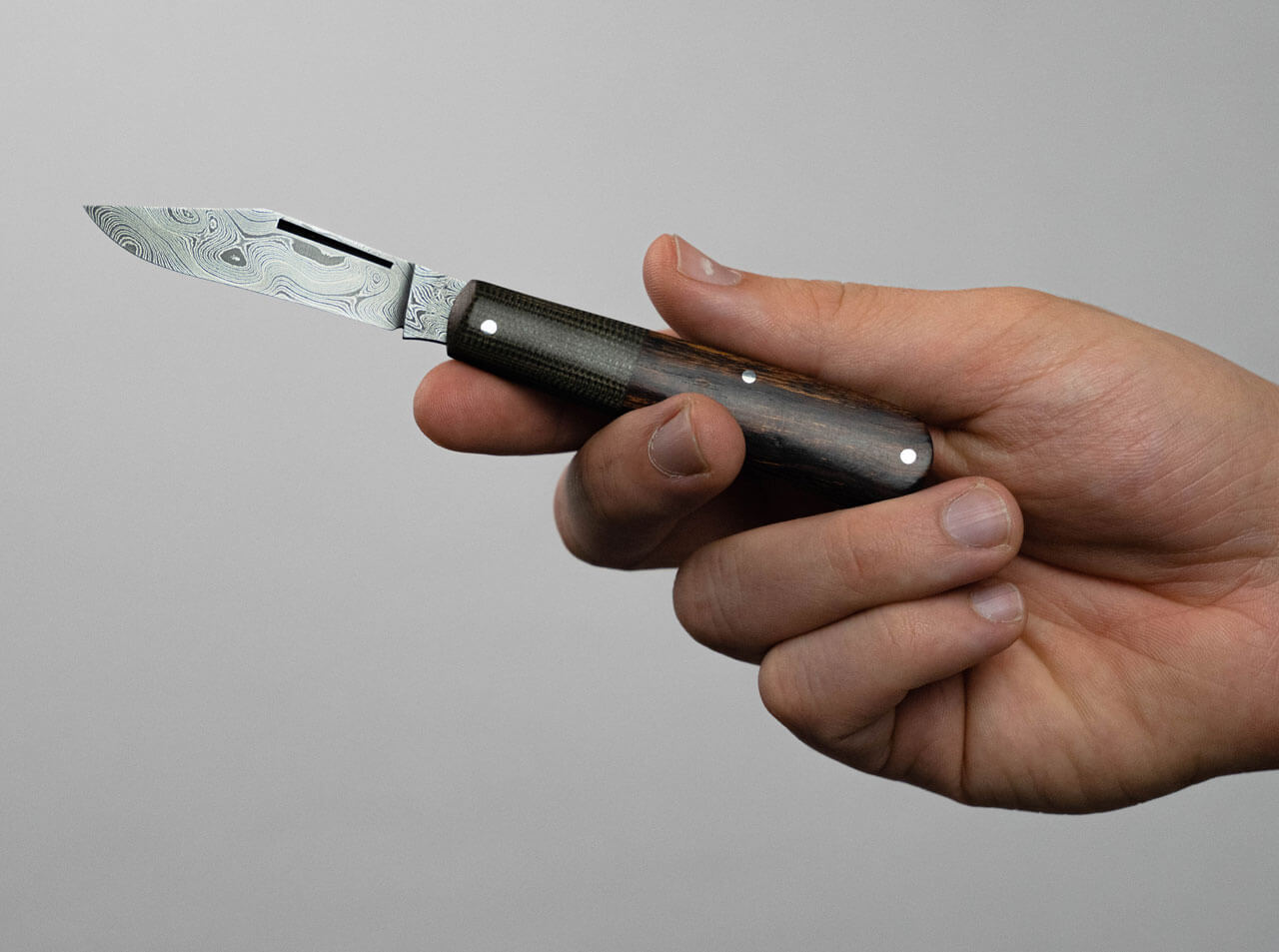 Navaja de Bolsillo Böker Solingen Barlow Integral Leopard-Damascus