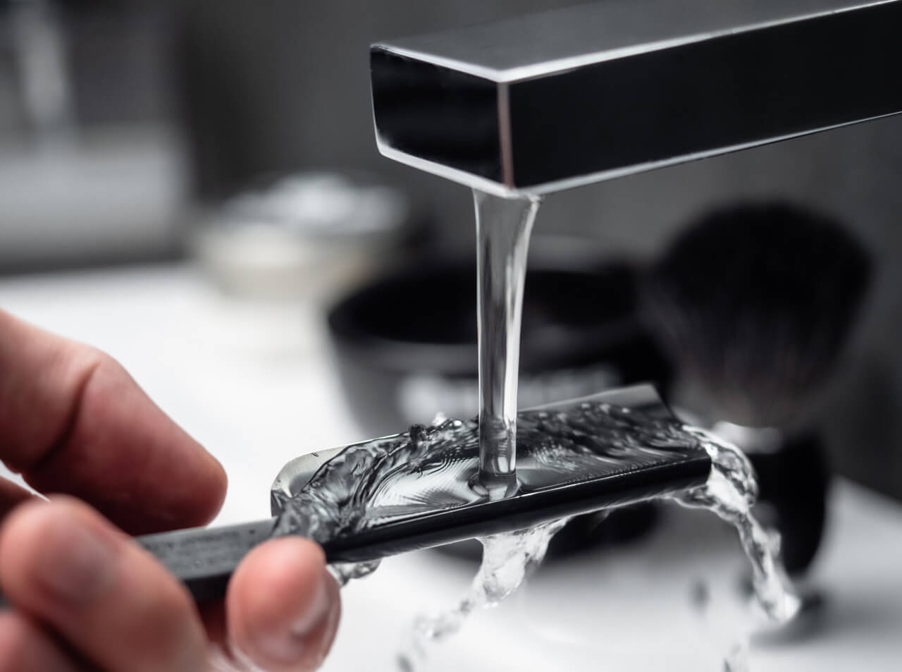 Navaja de Afeitar Böker Solingen Black Amboina