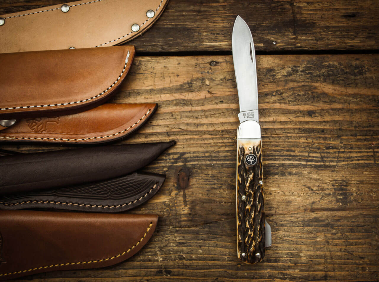 Navaja de Bolsillo Böker Solingen Cuchillo de Cazador Mono CPM