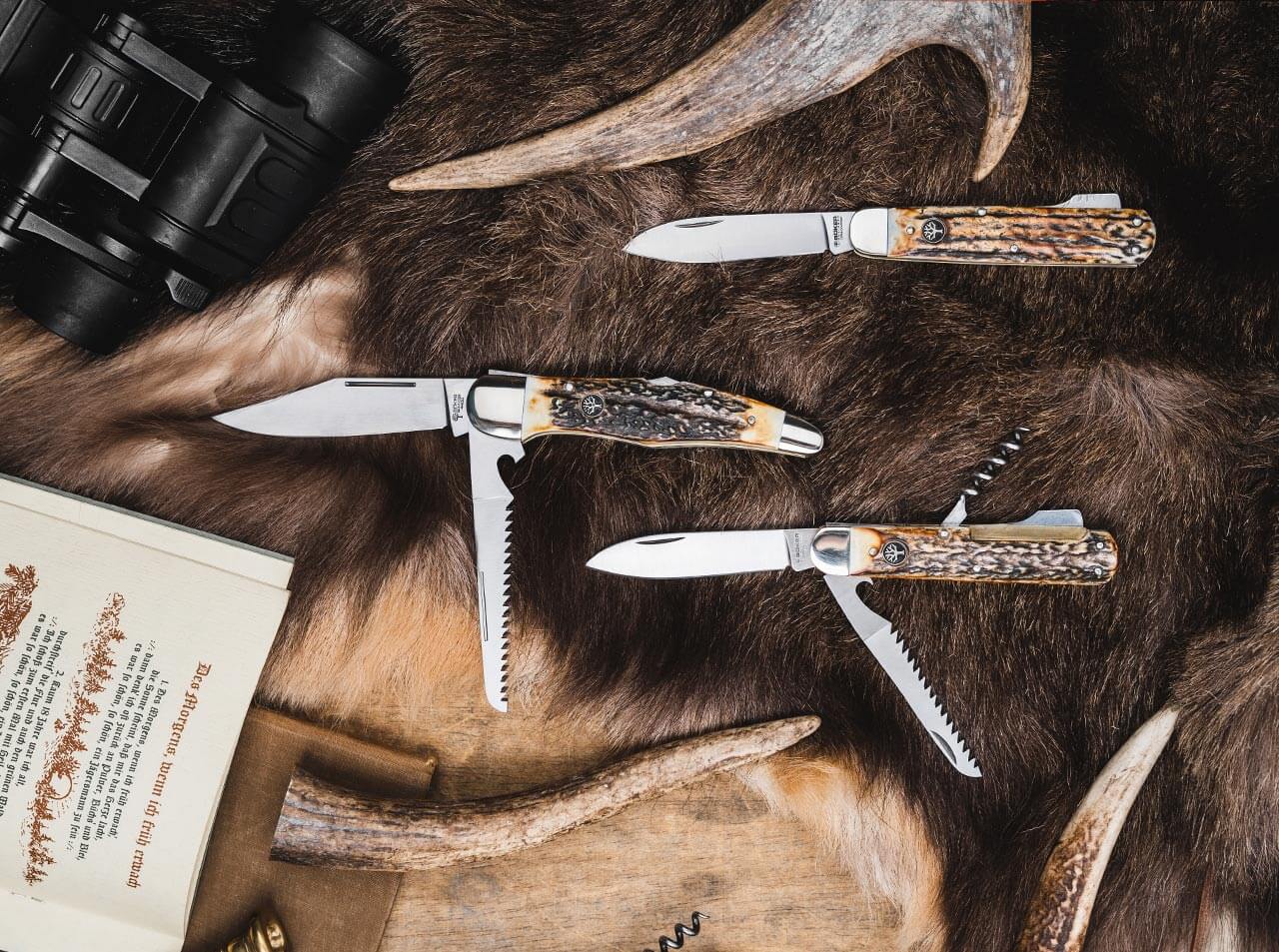 Navaja de Bolsillo Böker Solingen Cuchillo de Cazador Mono CPM