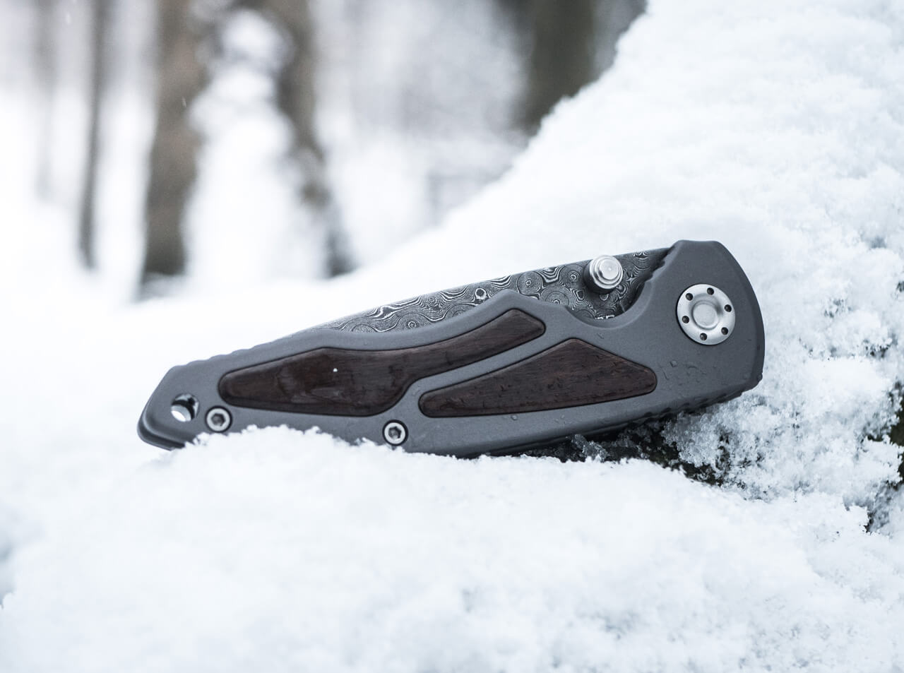 Navaja de Bolsillo Böker Solingen Leopard-Damascus I