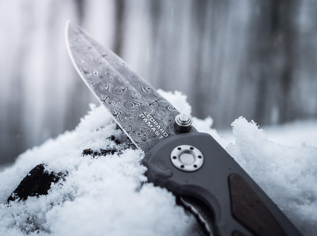 Navaja de Bolsillo Böker Solingen Leopard-Damascus I