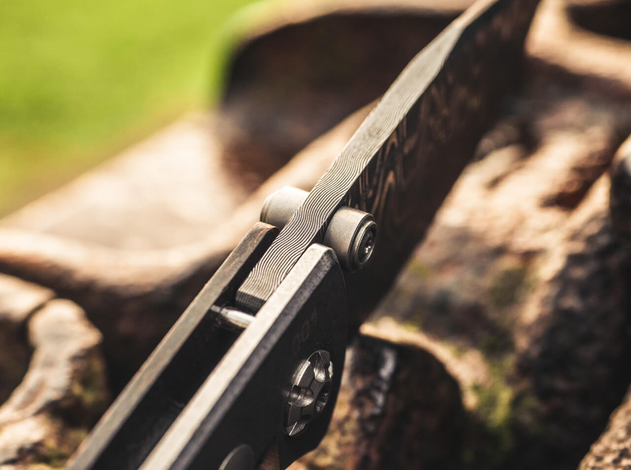 Navaja de Bolsillo Böker Solingen M4 Sherman-Damast