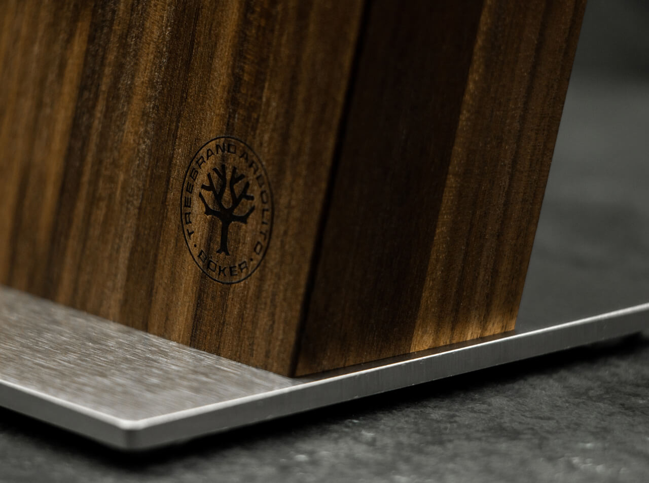 Bloque Magnético Böker Solingen para Cuchillos de Cocina Block Style