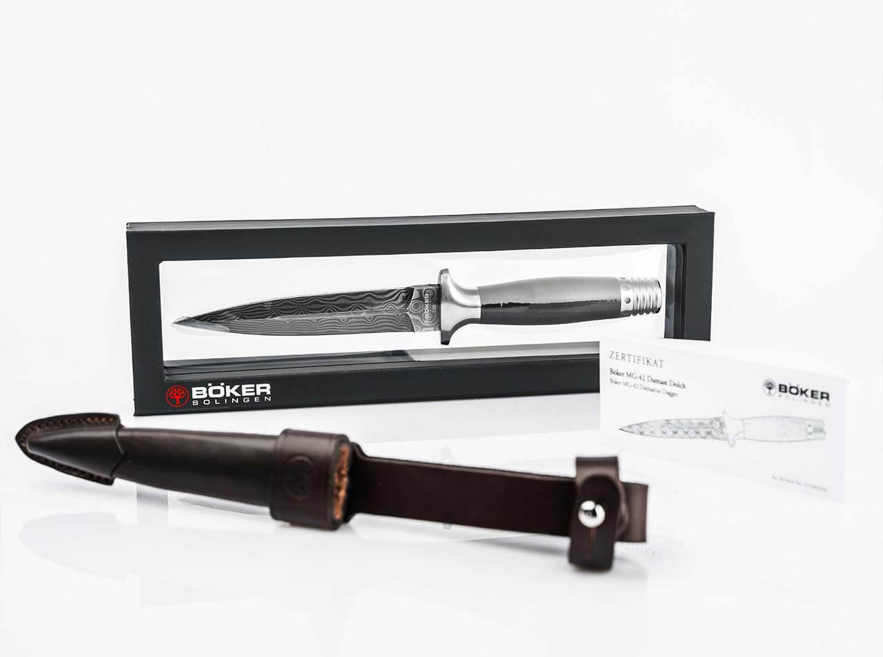 Daga Böker Solingen MG-42 Damast