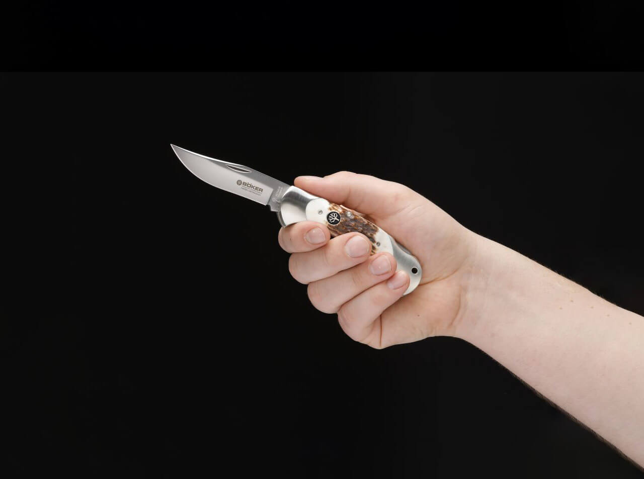 Navaja de Bolsillo Böker Solingen Scout Stag