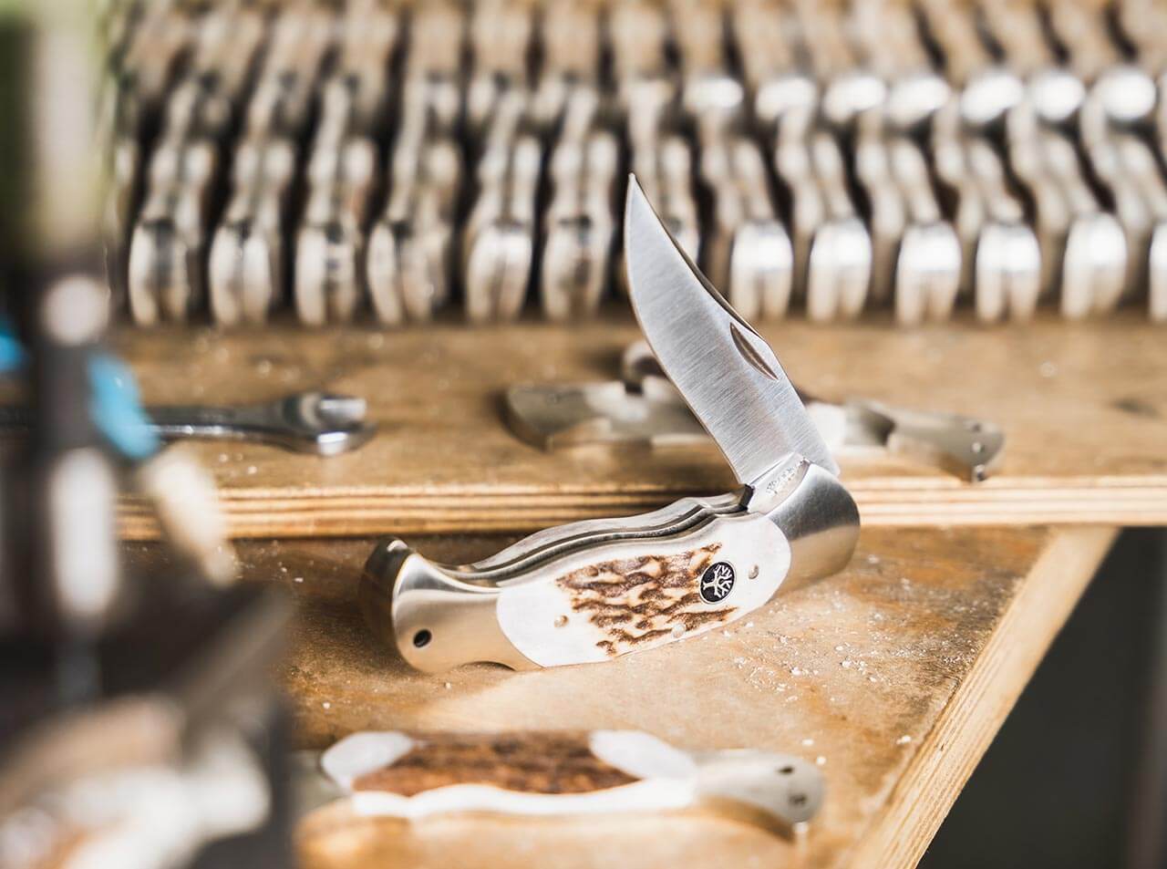 Navaja de Bolsillo Böker Solingen Scout Stag