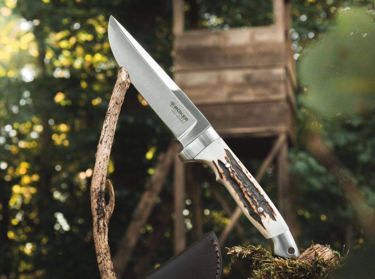 Cuchillo Böker Solingen Vollintegral XL 2.0 Stag