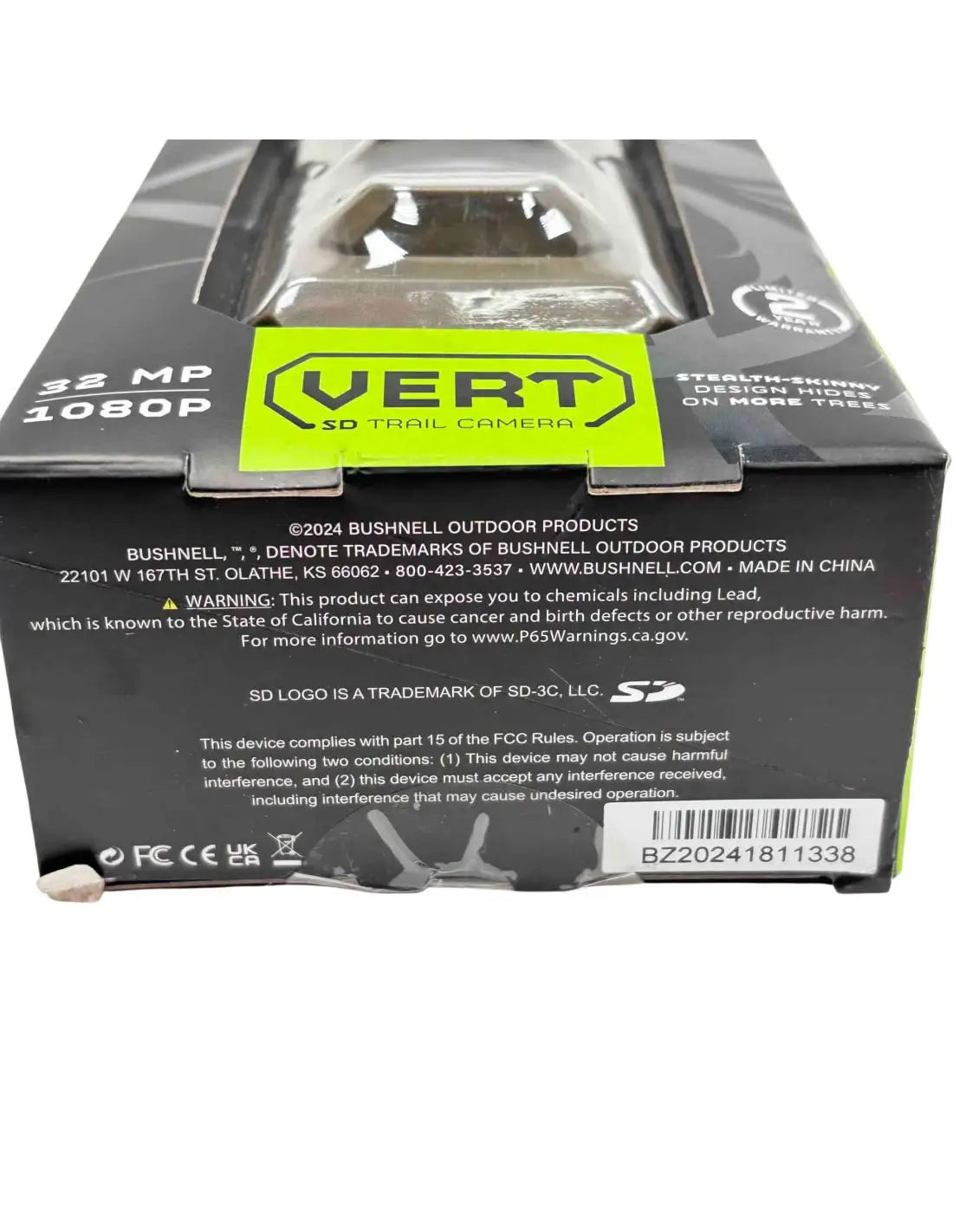 Cámara de Rastreo Bushnell Vert Bone Collector 32MP