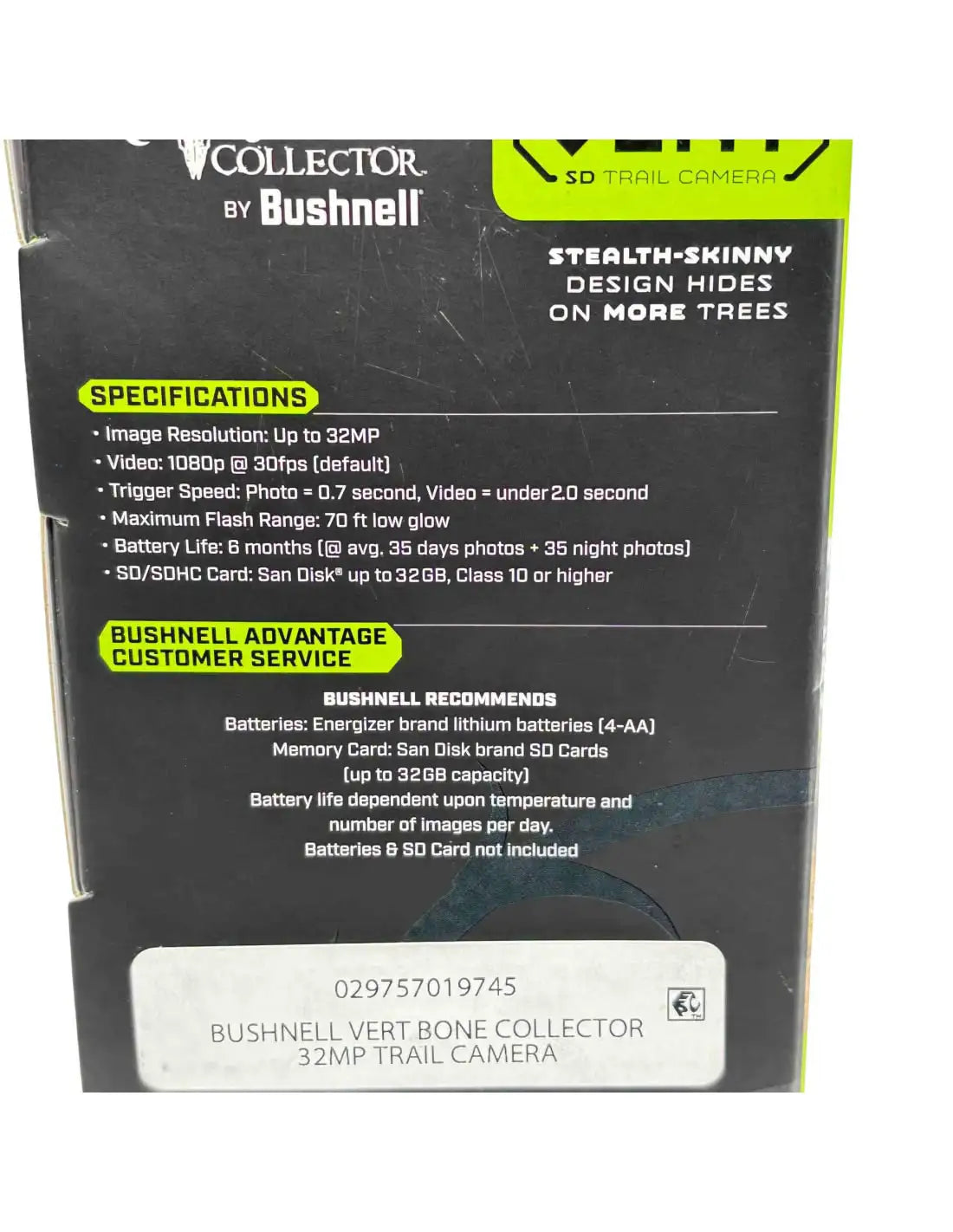 Cámara de Rastreo Bushnell Vert Bone Collector 32MP