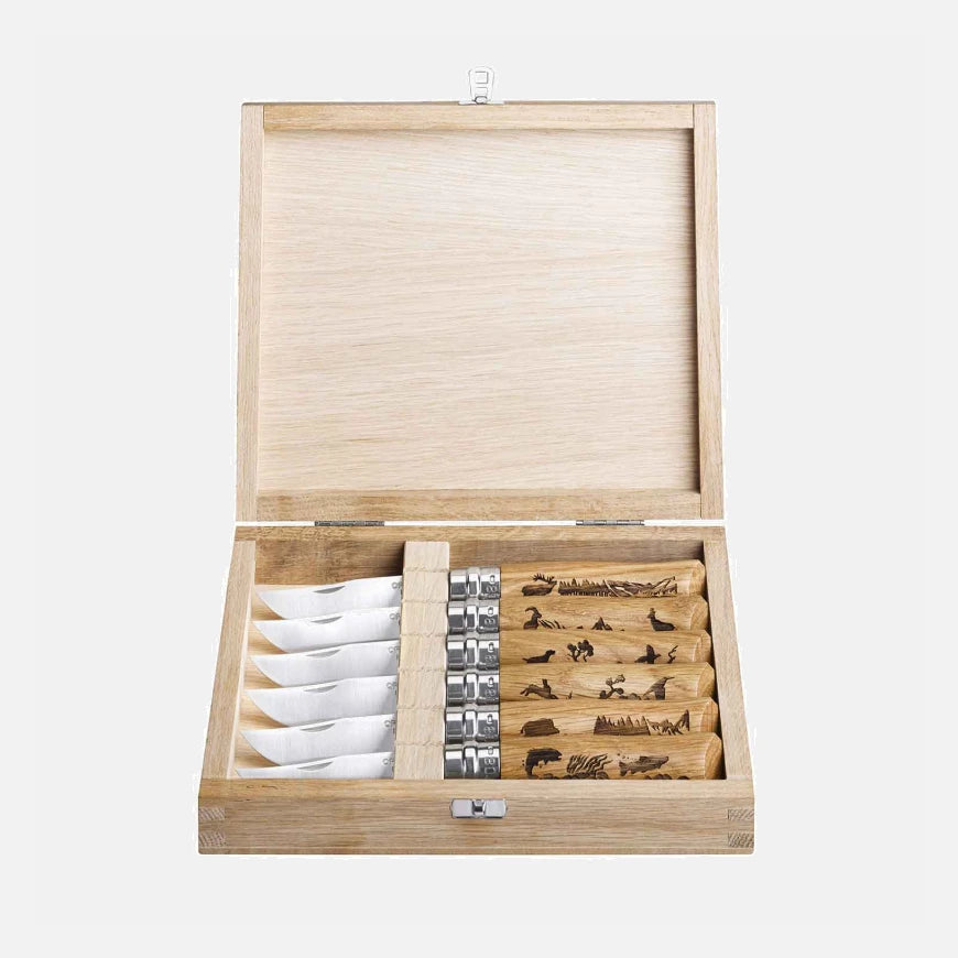 Colección 6 Navajas de Bolsillo Opinel N°08 Animalia