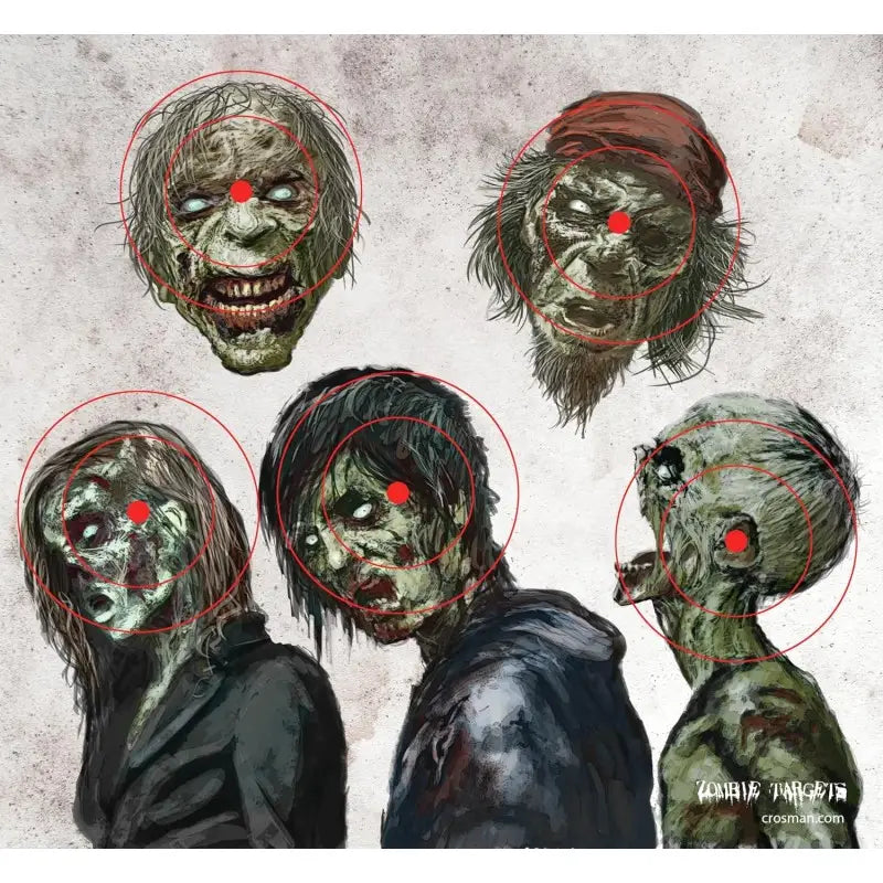 Pack de 20 Dianas Crosman Zombie Targets