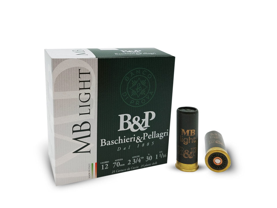 Cartuchos de Caza Baschieri & Pellagri MB Light