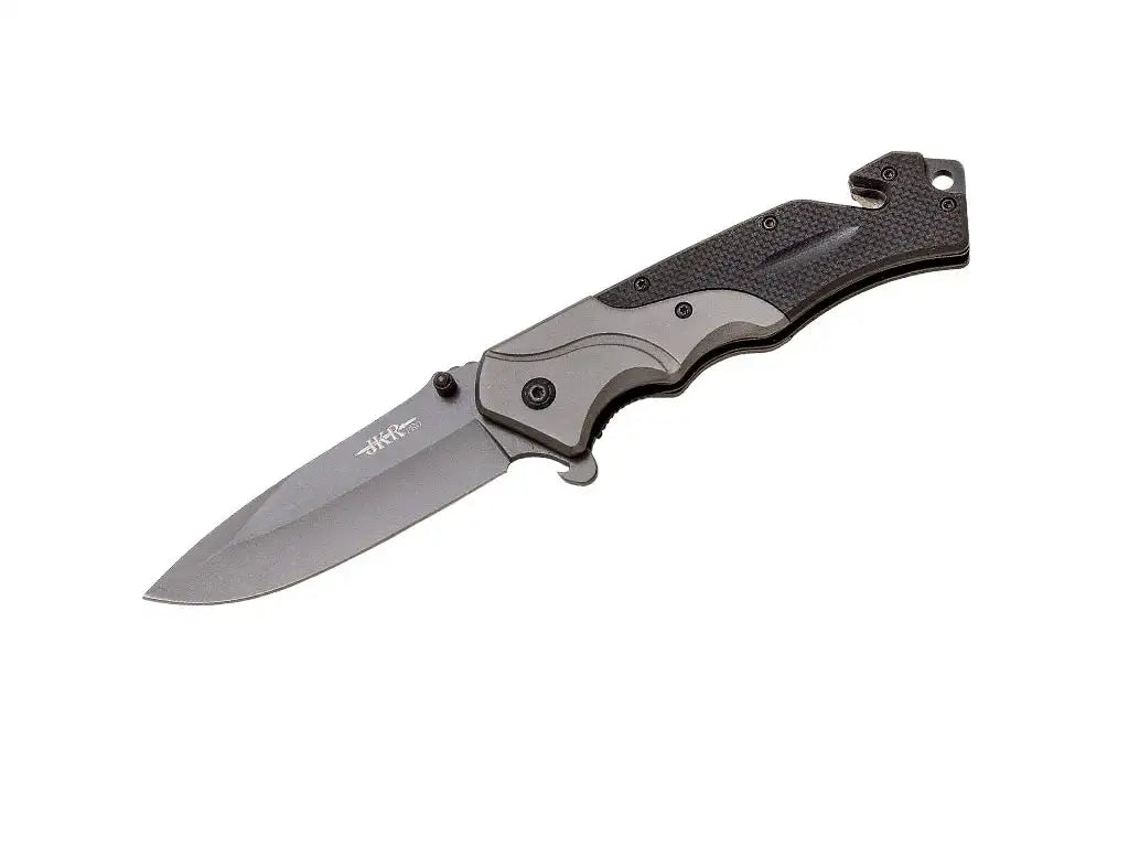 Navaja Táctica JKR PRO 10018 - Con Recubrimiento de Titanio - Mango G10