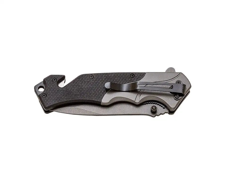 Navaja Táctica JKR PRO 10018 - Con Recubrimiento de Titanio - Mango G10