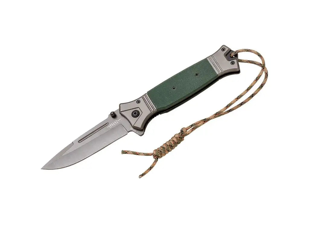 Navaja Táctica JKR PRO 10022 - Con Recubrimiento de Titanio - Mango G10