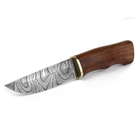 Oskar Bushcraft Damascus Knife