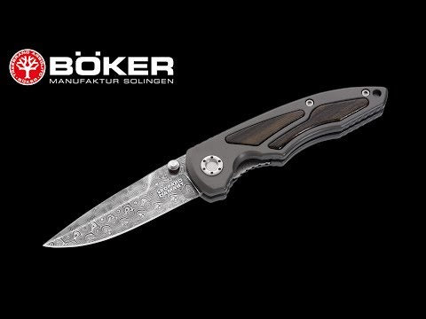 Navaja de Bolsillo Böker Solingen Leopard-Damascus I