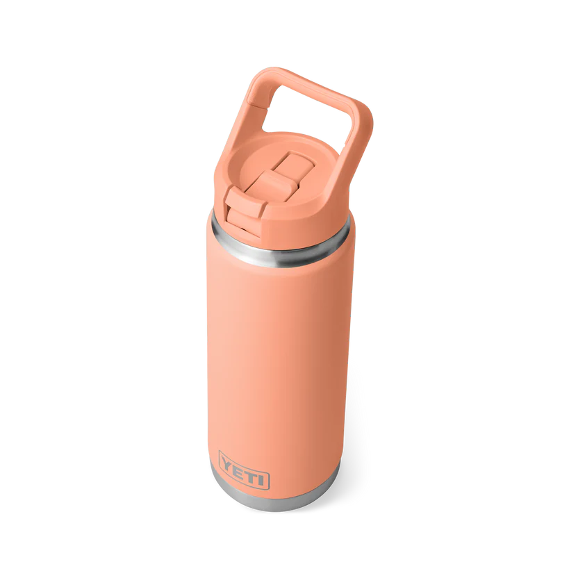 Botella YETI Rambler® Con Tapa de Paja del Mismo Color