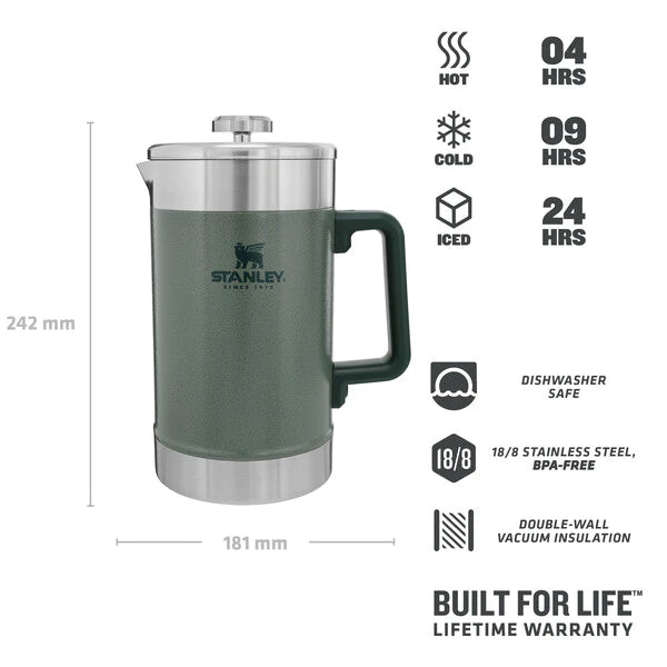 Classic Stay Hot French Press Coffee Maker | 1.4L