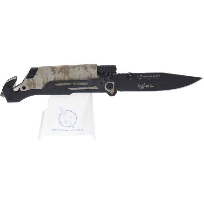 Assisted Tactical Knife FOS K25 Flint with Flashlight 