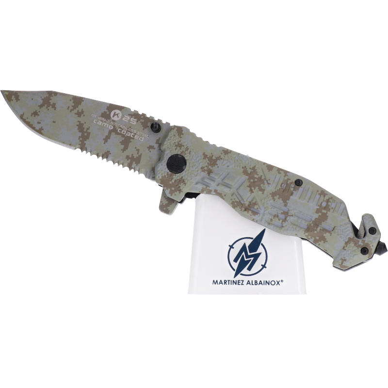 K25 Tactical Knife Assisted FOS Camouflaged 9 cm 