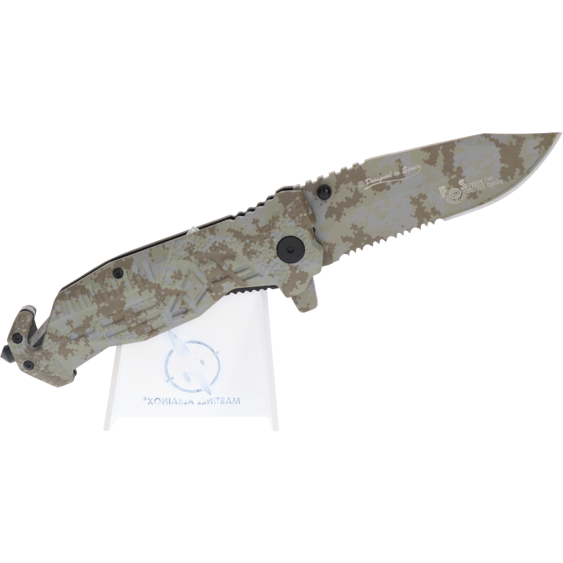 K25 Tactical Knife Assisted FOS Camouflaged 9 cm 
