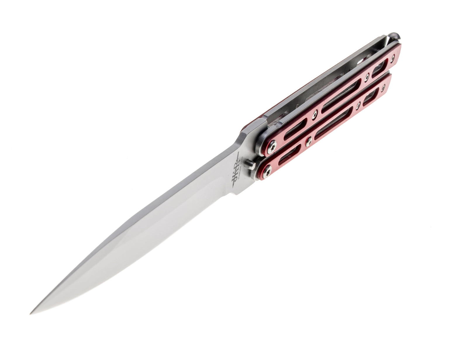 Red Stainless Steel Fan Knife