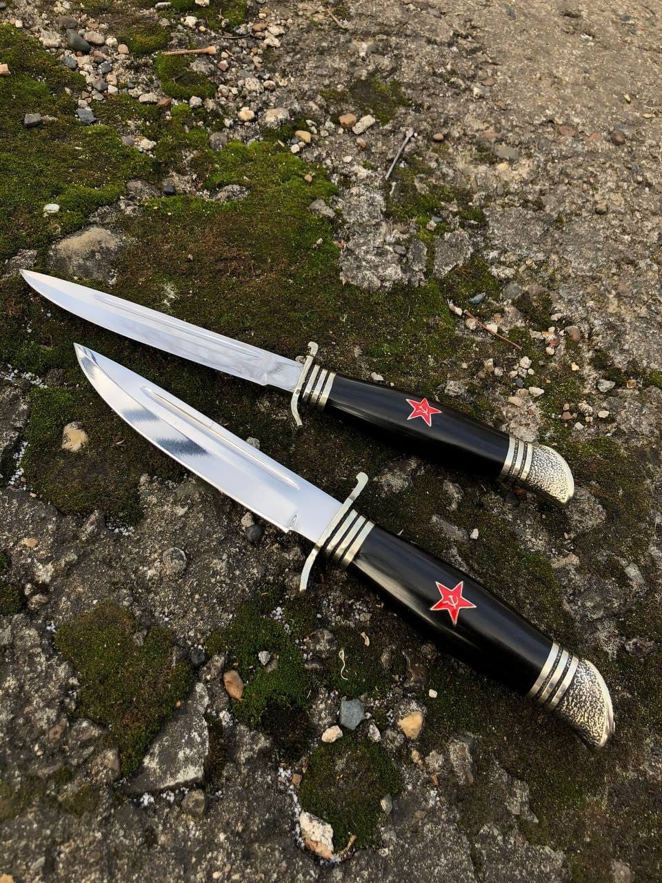 Finka Hunting Knife with Red Star