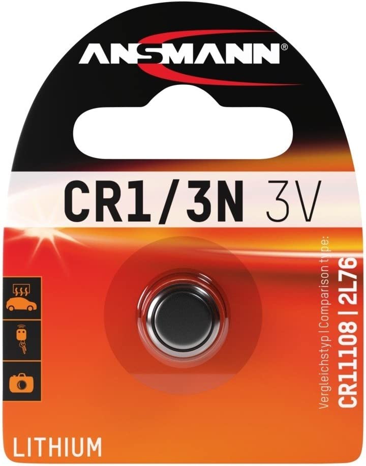 Pila de Botón de Litio CR1/3N / CR11108 / 2L76 de 3V Ansmann