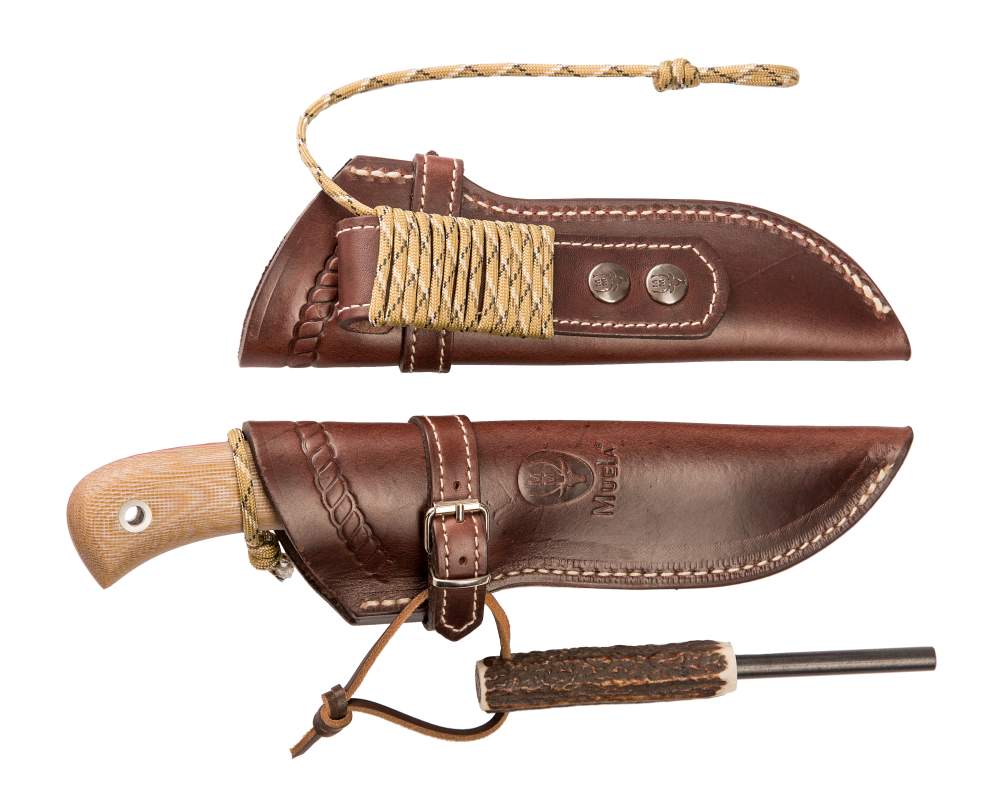 Brown Micarta Aboriginal Hunting Knife