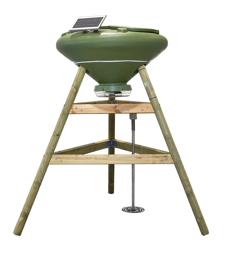 Complete Automatic Game Feeder 250 liter drum with FeedCon