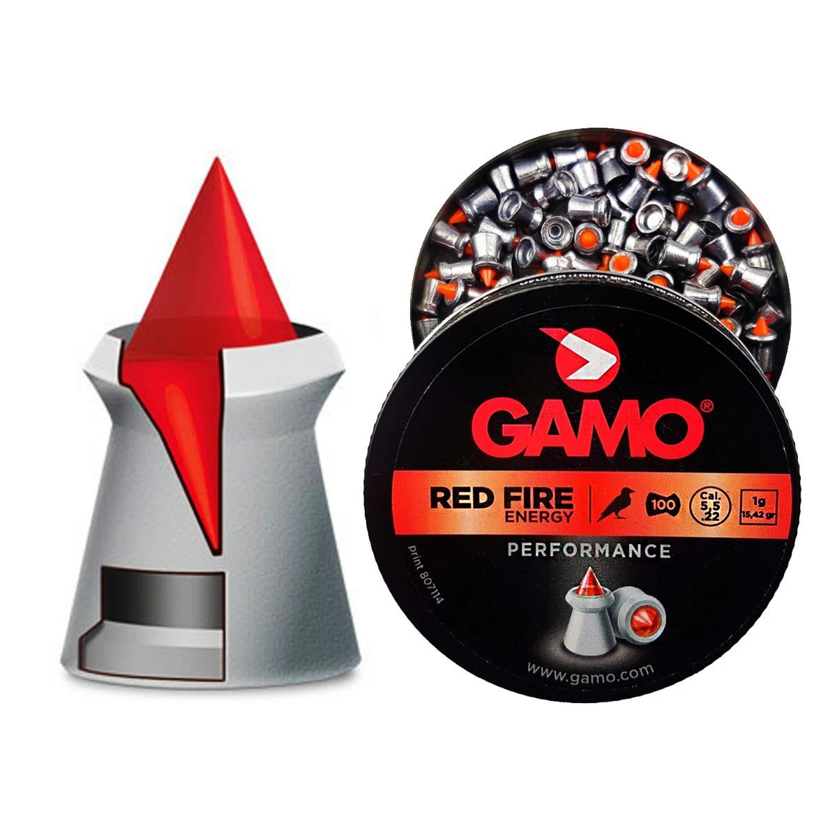 BALINES GAMO 6322711 RED FIRE 5.5 / 100 UNI