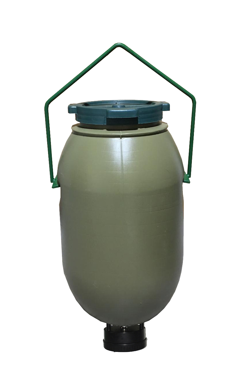 Full Automatic Hunting Feeder 60 liter drum + Forged Handle for Hanging