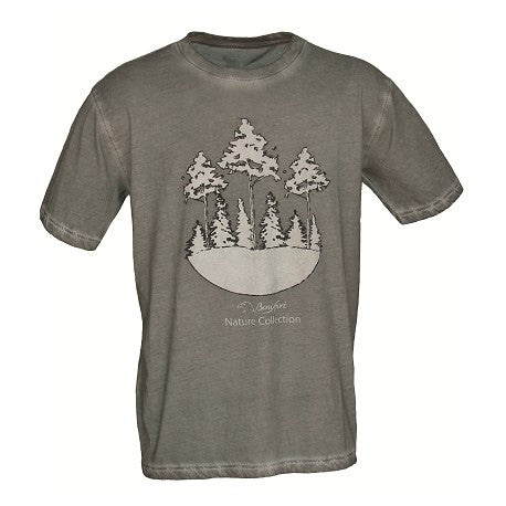 Nature Washed Cotton T-shirt Gray