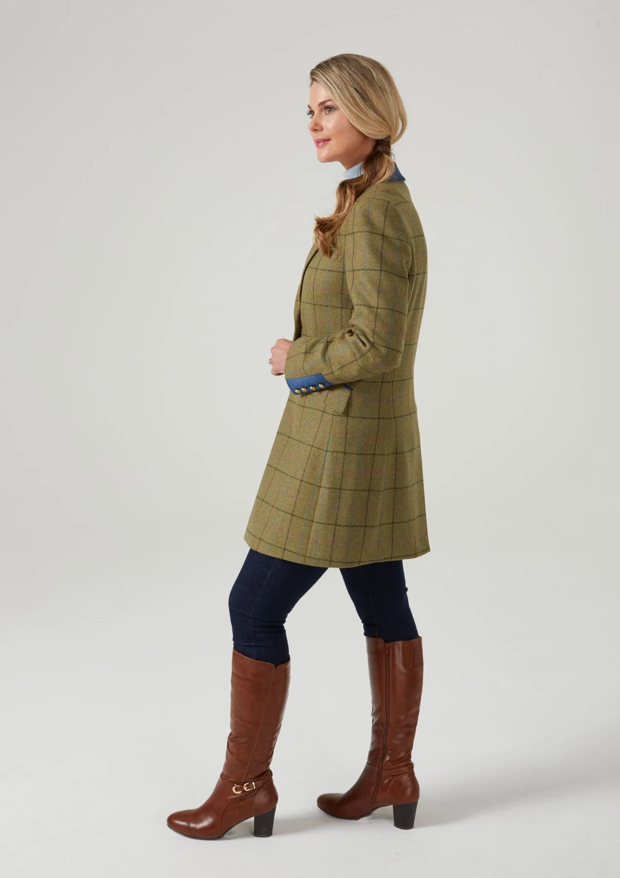 Combrook Tweed Women's Mid-Size Shooting Coat