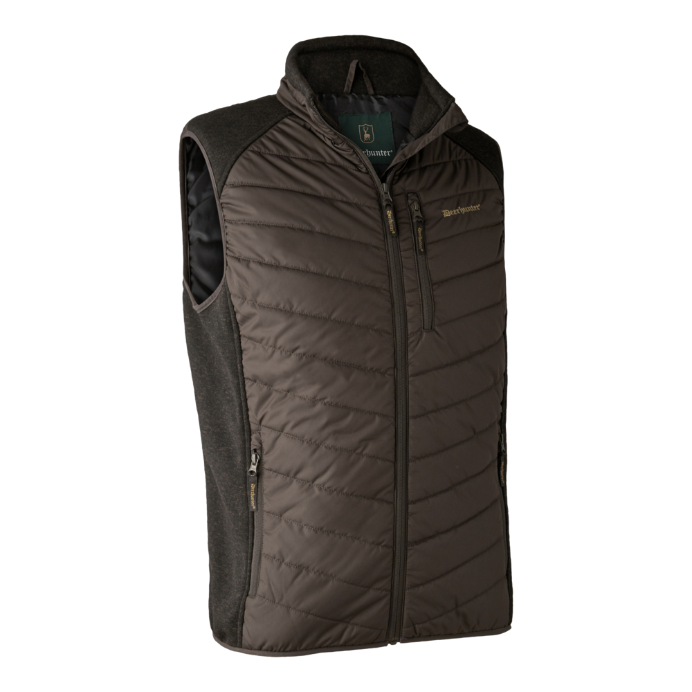Moor Quilted Vest with Knit 