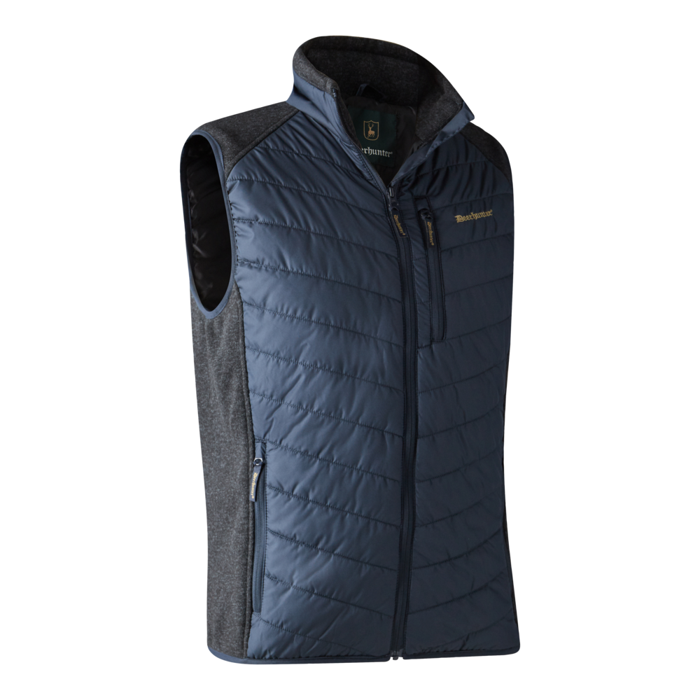Moor Quilted Vest with Knit 