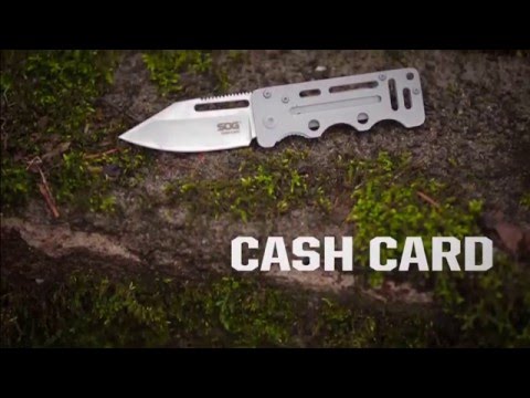 Cash Card Wallet Folding Knife