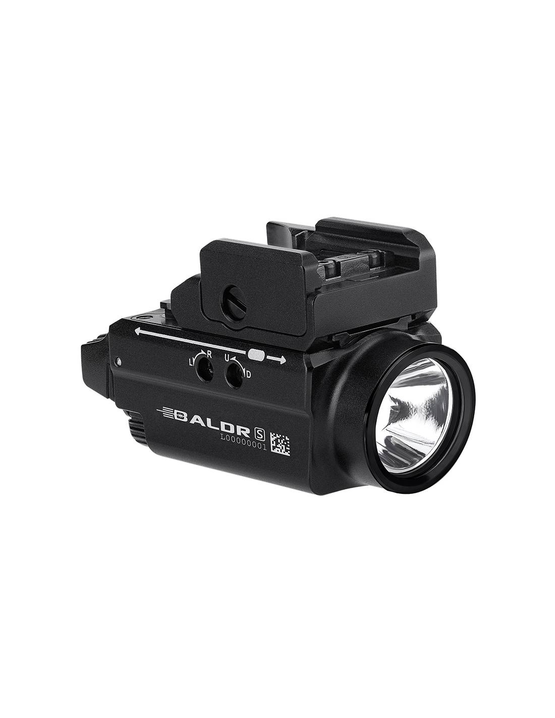 Flashlight for Weapon with Laser Baldr S 800 lum.