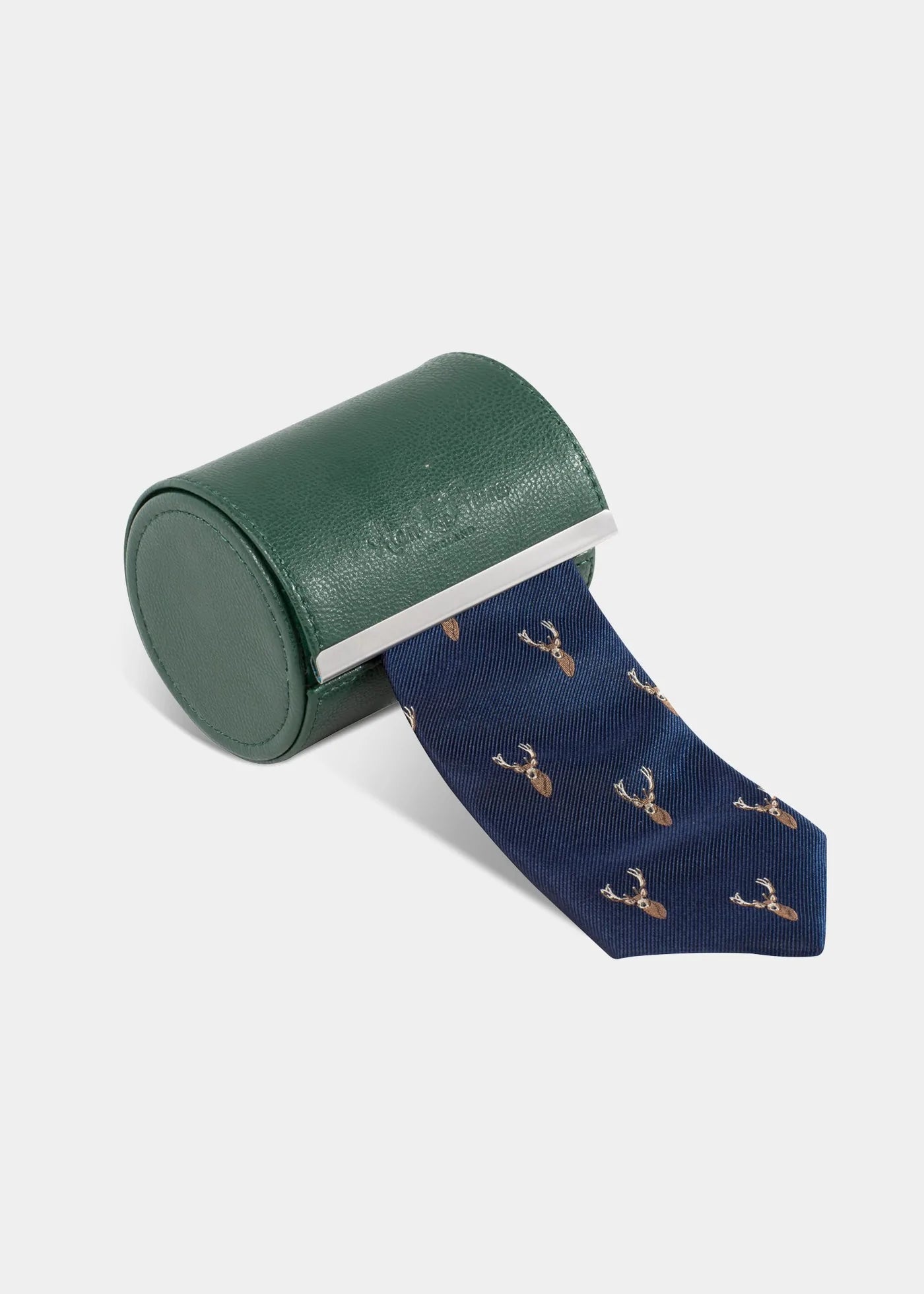 Men's Ripon Silk Country Tie with Deer Design
