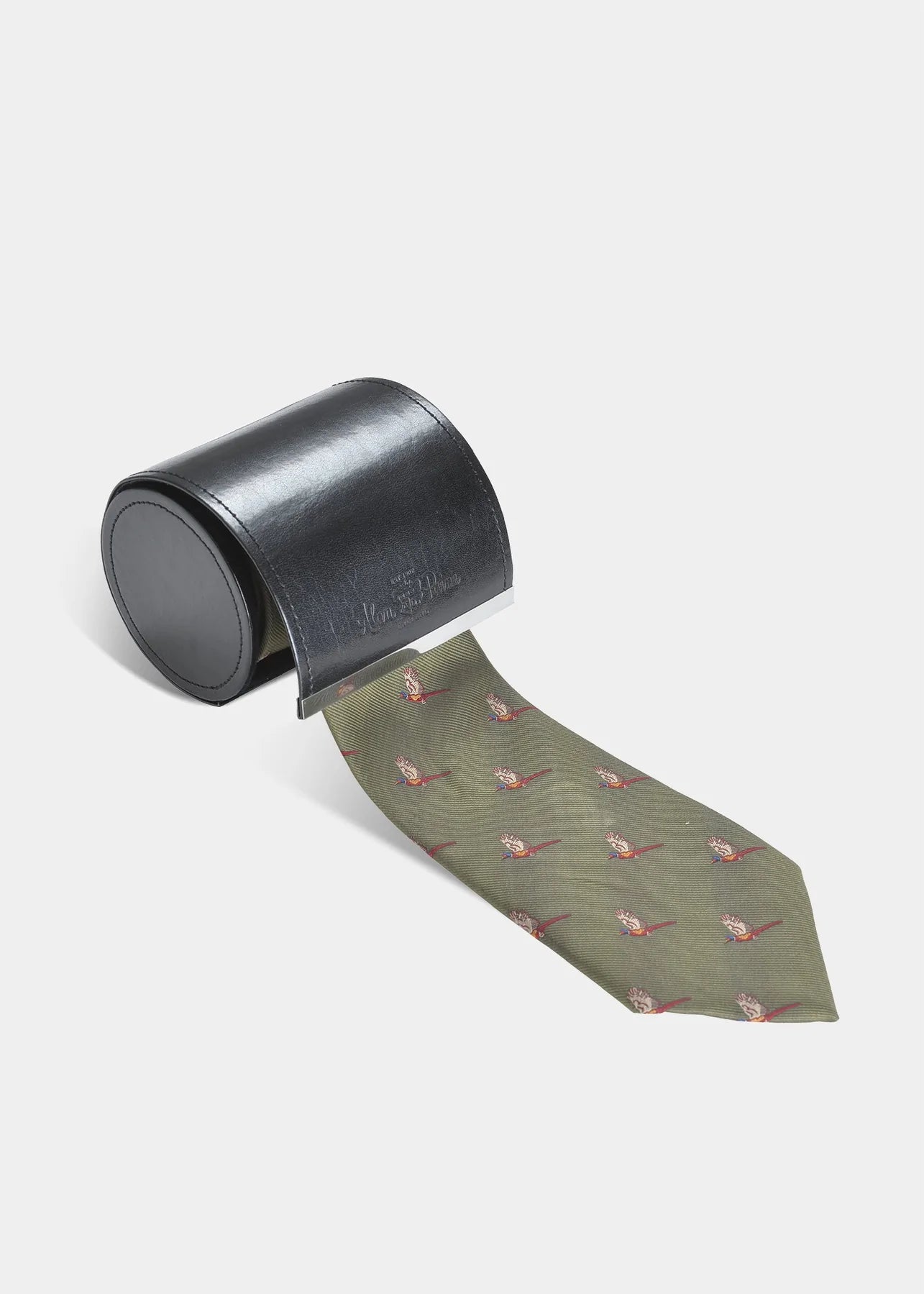 Ripon Silk Country Tie for Men with Flying Pheasant Design