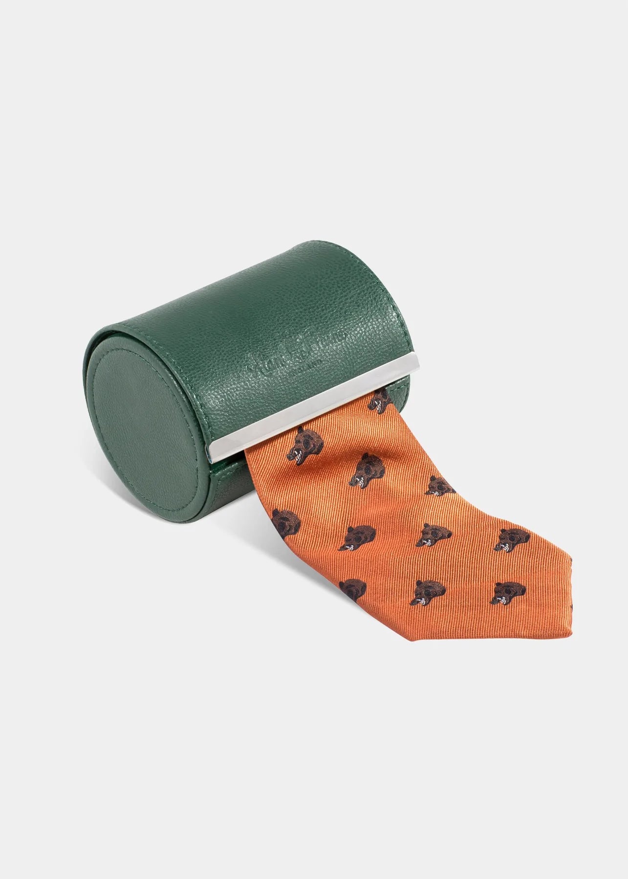 Ripon Silk Country Tie for Men with Wild Boar Design
