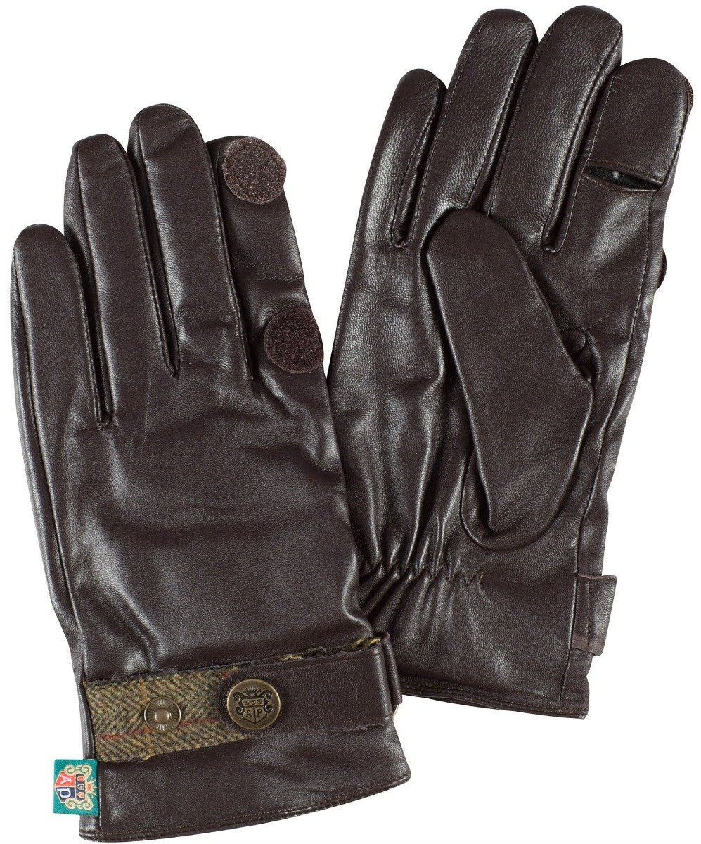 Men's Water Resistant Leather Shooting Gloves