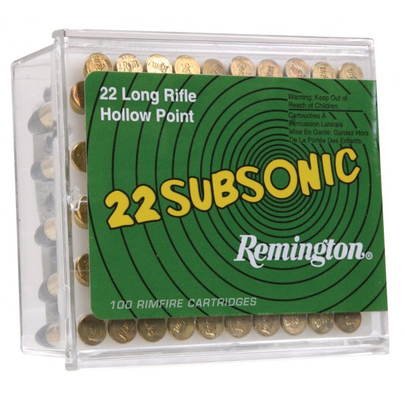 Remington 22 Subsonic Bullets