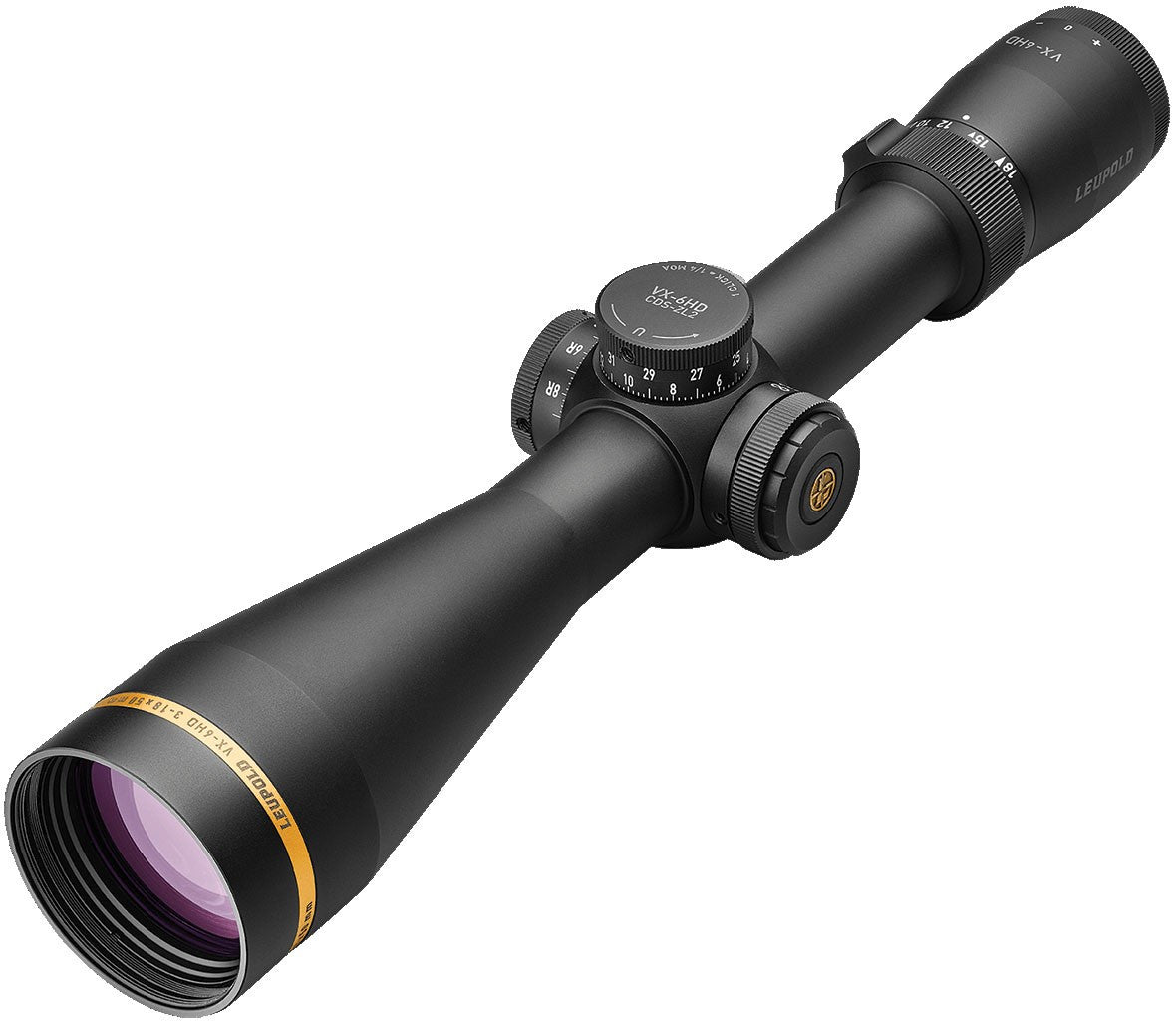 LEUPOLD VX-6HD 3-18x50 CDS-ZL2 METRIC Side Focus FireDot 4 Fine Scope